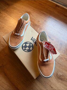 Vans Old Skool Sneakers - Rust Brown & White
